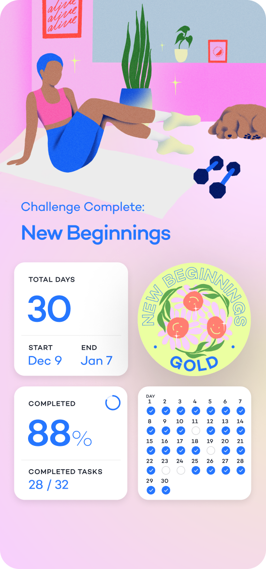 New Beginnings Challenge UI